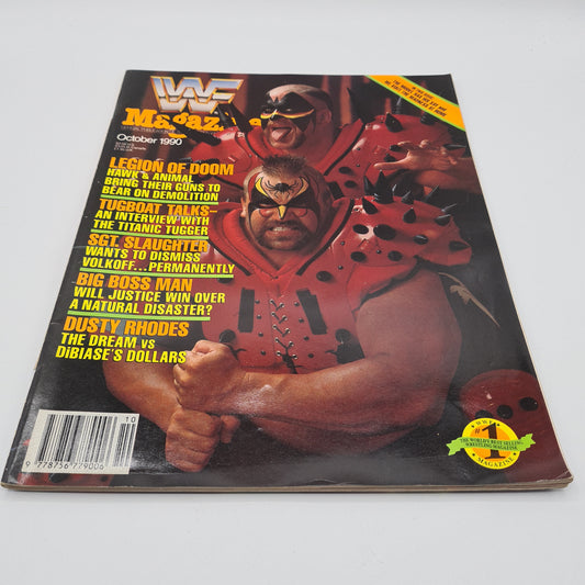 WWF World Wrestling Federation WWE Magazine October 1990 Legion Of Doom