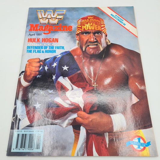 WWF WWE Magazine APRIL 1991 Hulk Hogan WRESTLEMANIA VII 8