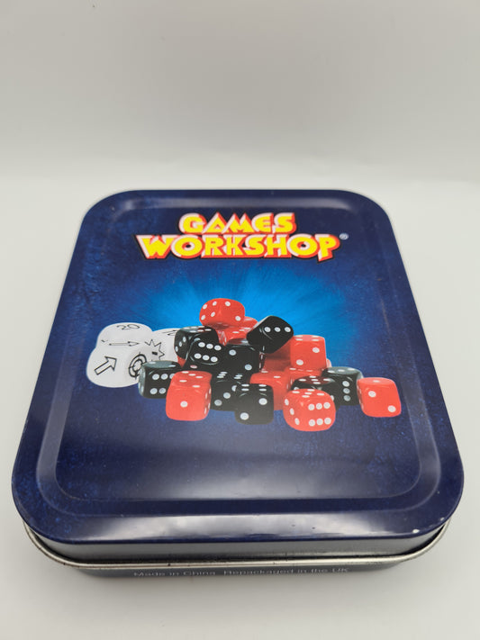 Games Workshop Dice Tin Classic Dice For 40k Warhammer Fantasy 99p