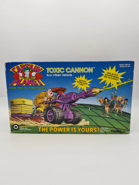 1991 90s CAPTAIN PLANET CANNONE TOXIC KENNER FACTORY SEALED BOX W8