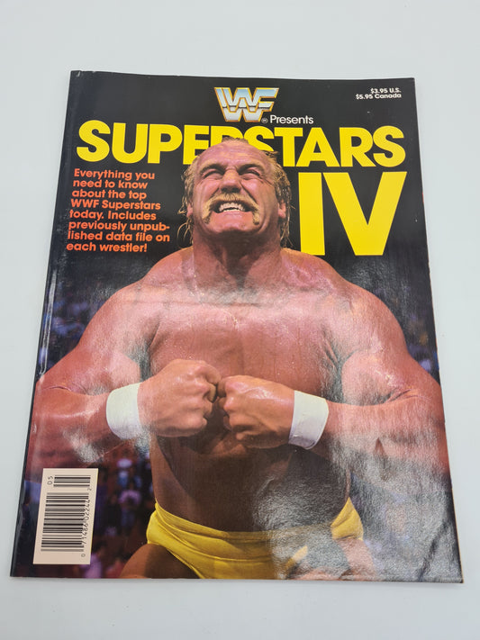 WWF Presents Superstars #4 IV 1989 Hulk Hogan