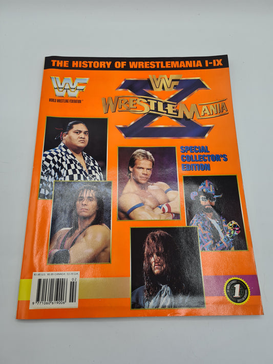 WWF The History Of WrestleMania I-IX Special Collector Edition Magazine 1994