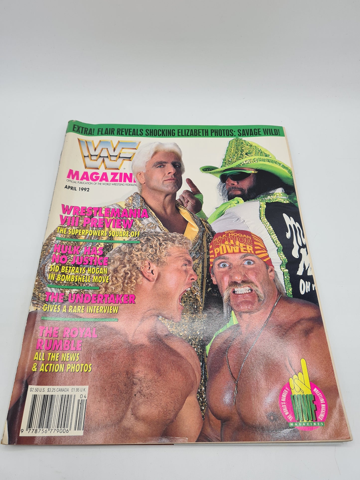 WWF Magazine April 1992 Ric Flair Hulk Hogan Randy Savage