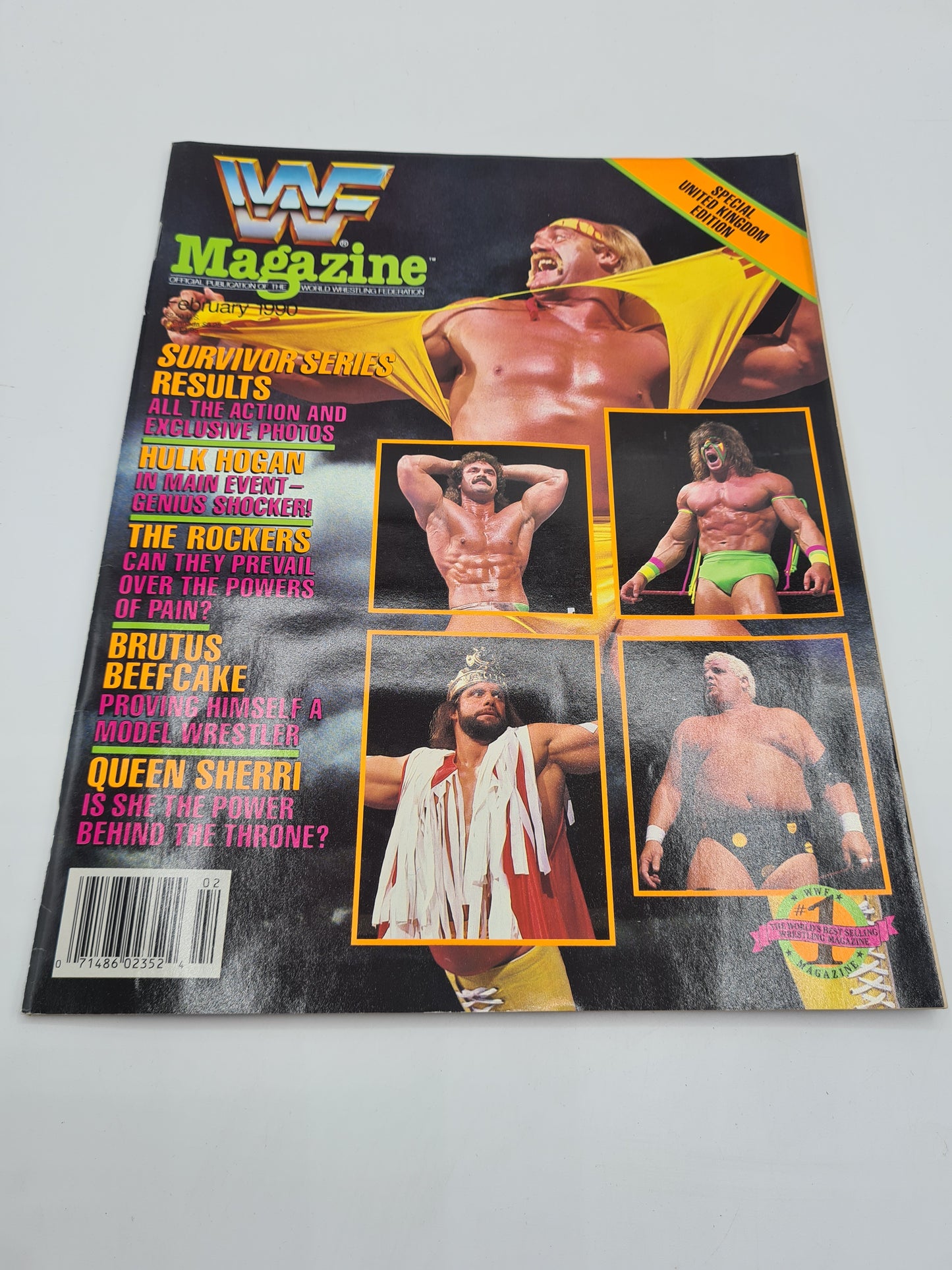 WWF Magazine February 1990 Hulk Hogan Warrior Macho Man Special UK Edition