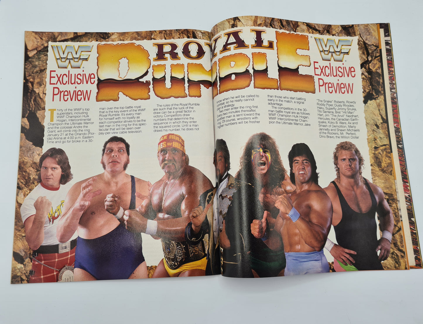 WWF Magazine February 1990 Hulk Hogan Warrior Macho Man Special UK Edition