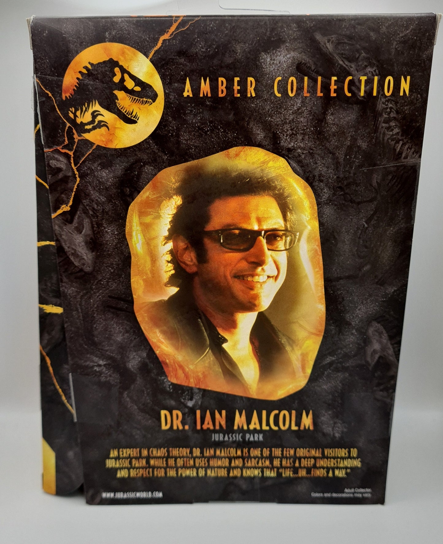 Jurassic Park Mattel Amber Collection Dr. Ian Malcom 6" Action Figure W11
