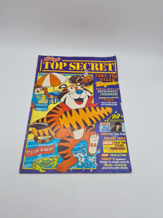 KELLOGGS TONY THE TIGER MAGAZINE Vintage 1980's Frosties 99p