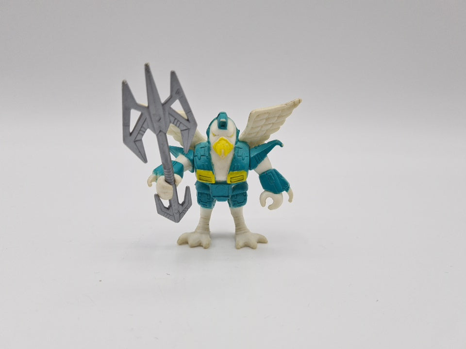 BATTLE BEASTS #4 COLONEL BIRD & WEAPON NO RUB HASBRO TAKARA 1986 W10