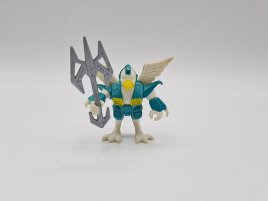 BATTLE BEASTS #4 COLONEL BIRD & WEAPON NO RUB HASBRO TAKARA 1986 W10