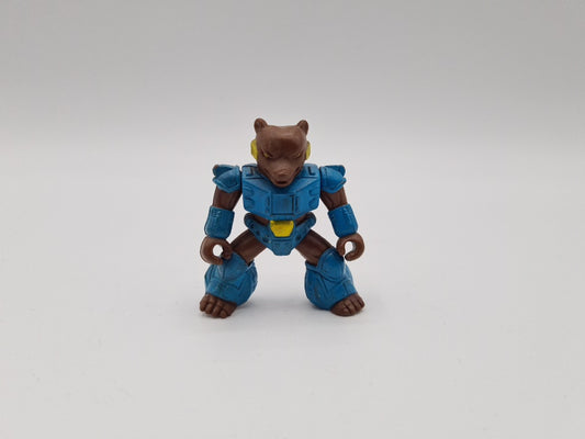 Battle Beasts Grizzly Bear #11 No Rub Mini Figure Takara Hasbro 1986 W10