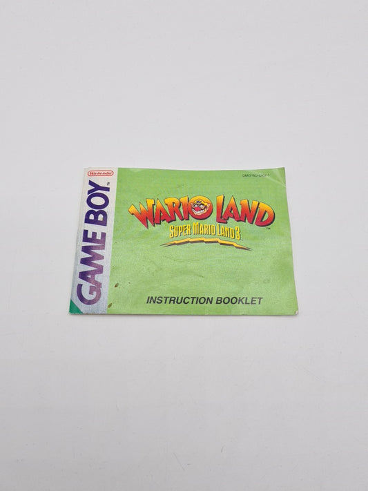 Nintendo Gameboy Warrio Land Instruction Booklet 99p