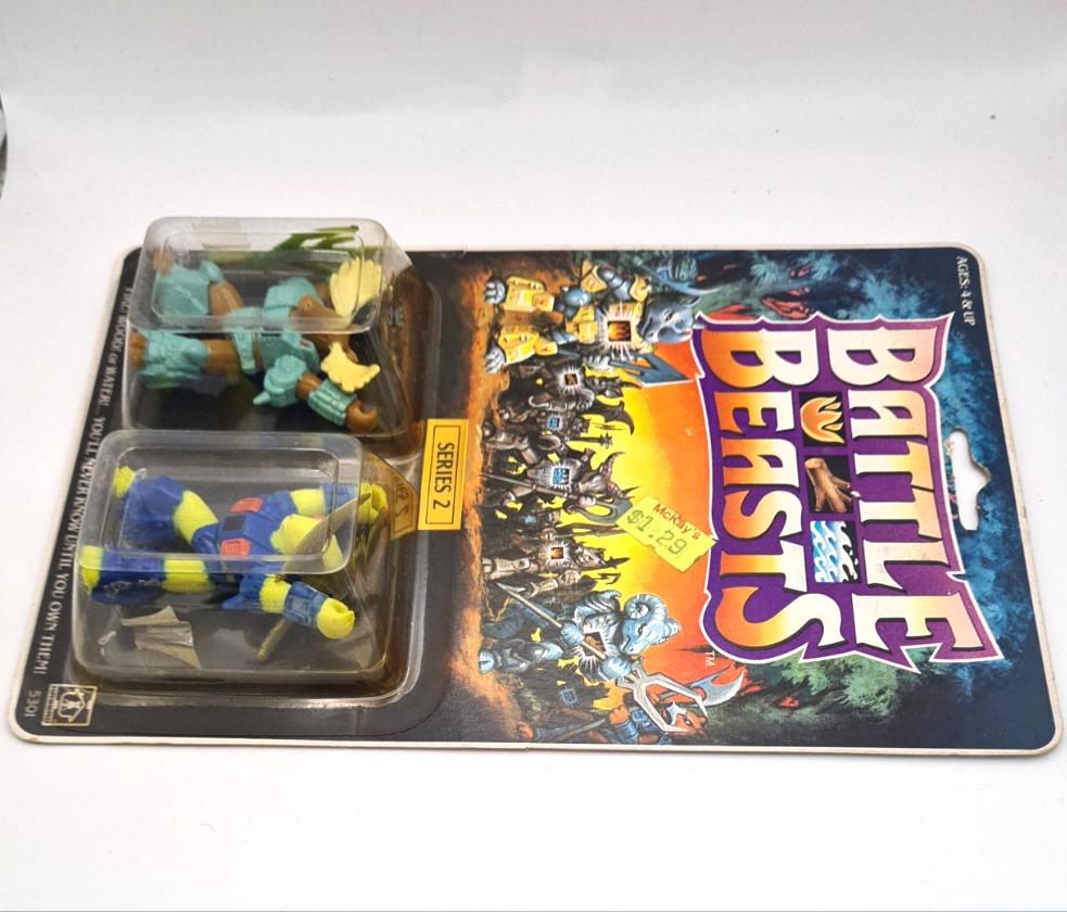 Battle Beasts Series 2 Hasbro Takara Mini Figures Sealed Card