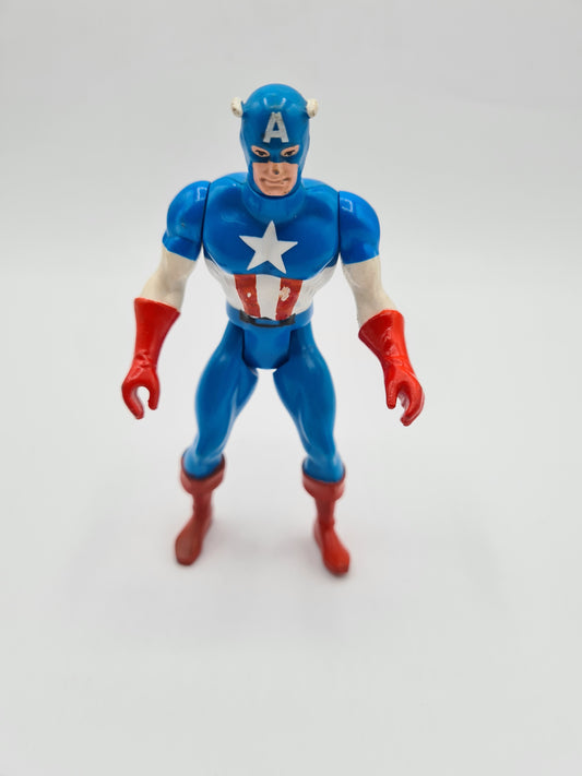 MARVEL SUPER HEROES SECRET WARS CAPTAIN AMERICA FIGURE MATTEL 1984 W4