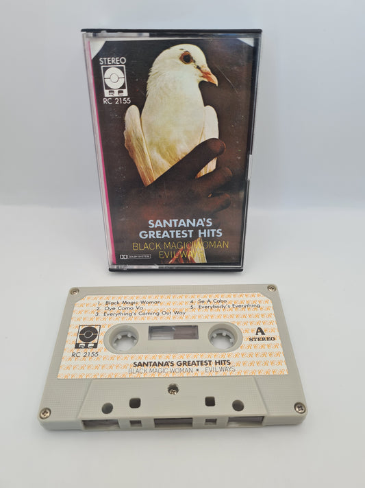 SANTANA SANTANA'S GREATEST HITS CASSETTE TAPE ALBUM 1974 BLACK MAGIC WOMAN