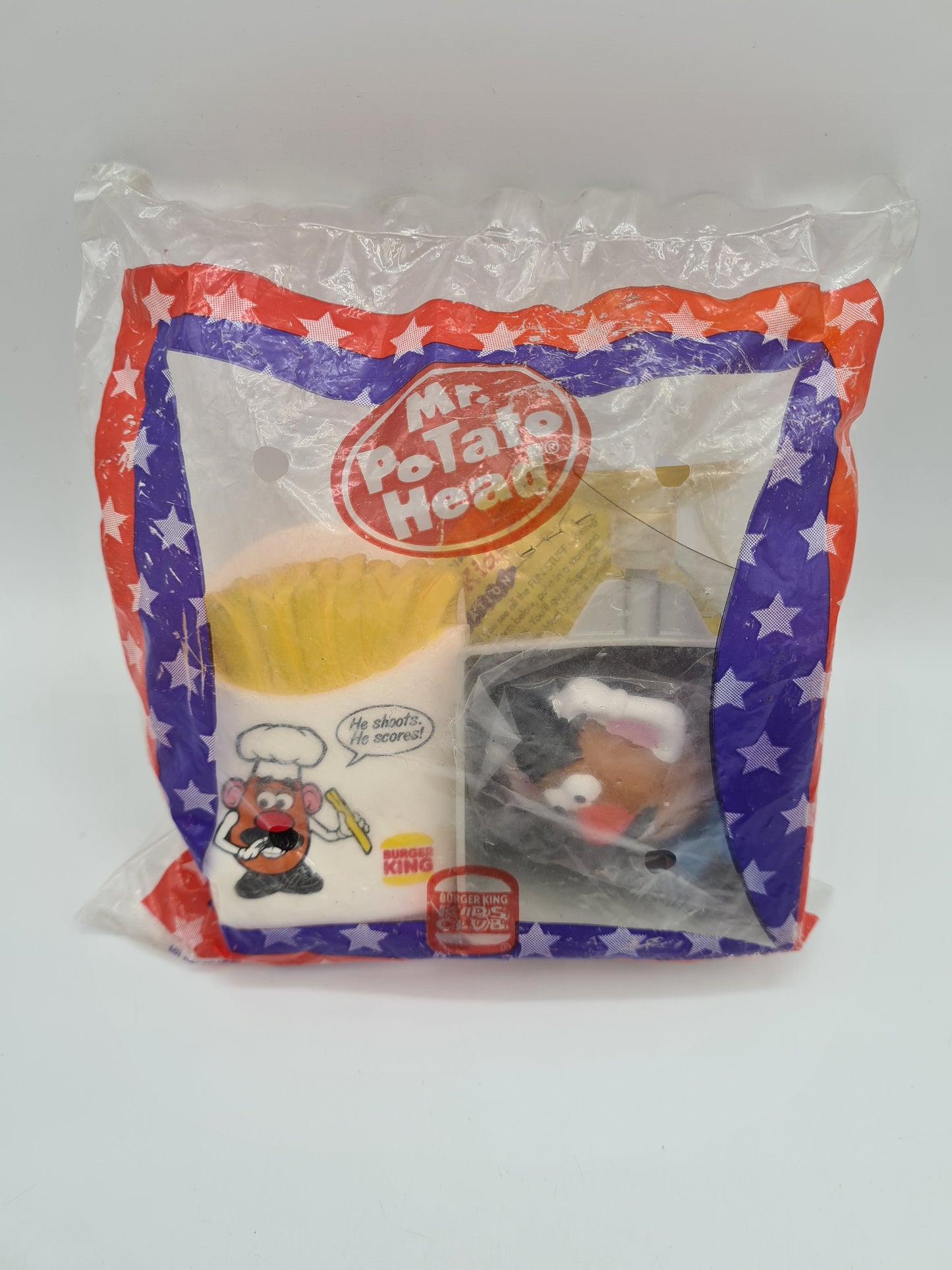 Mr Potato Head Burger King Toys Vintage 1999 Sealed Set Hasbro 90s W10