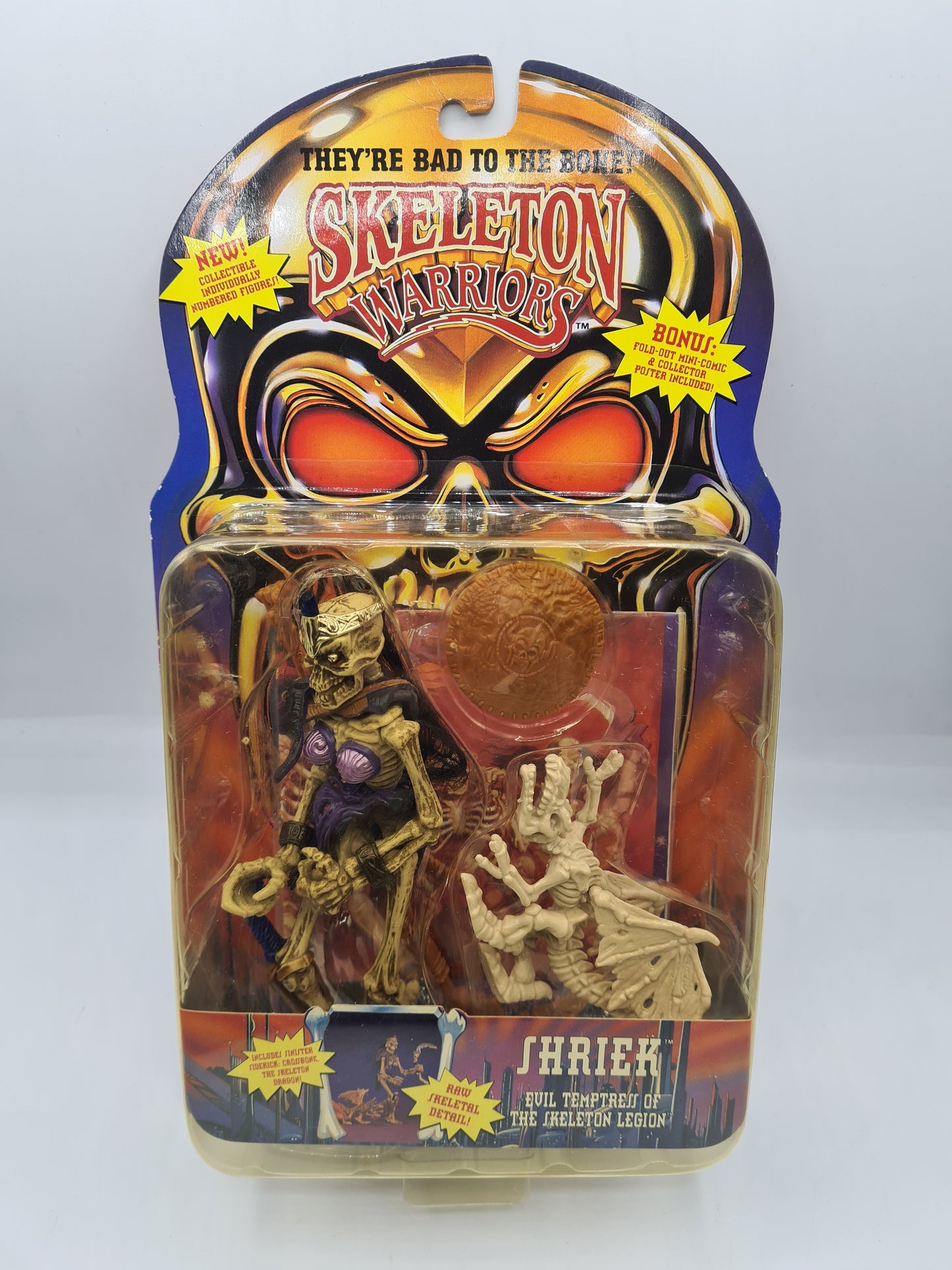 Playmates Skeleton Warriors Shriek 90s Action Figure 1994