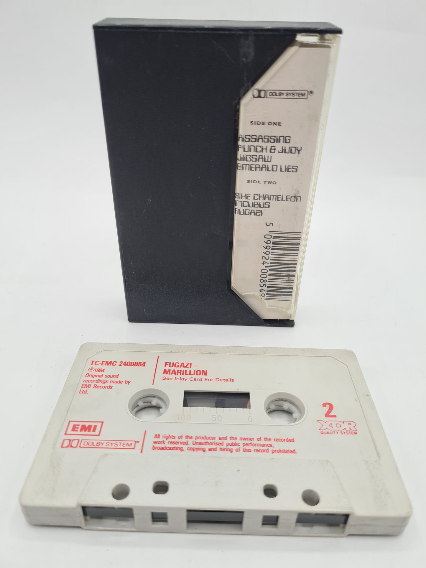 Marillion Fugazi Cassette Tape XDR Fame TC-FA3196 1984