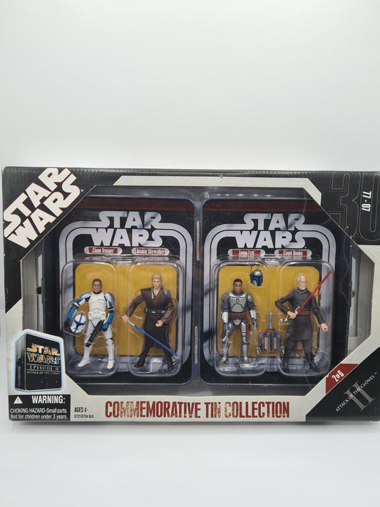 Hasbro Star Wars Commemorative Tin Collection Episode II Attack Of The Clones