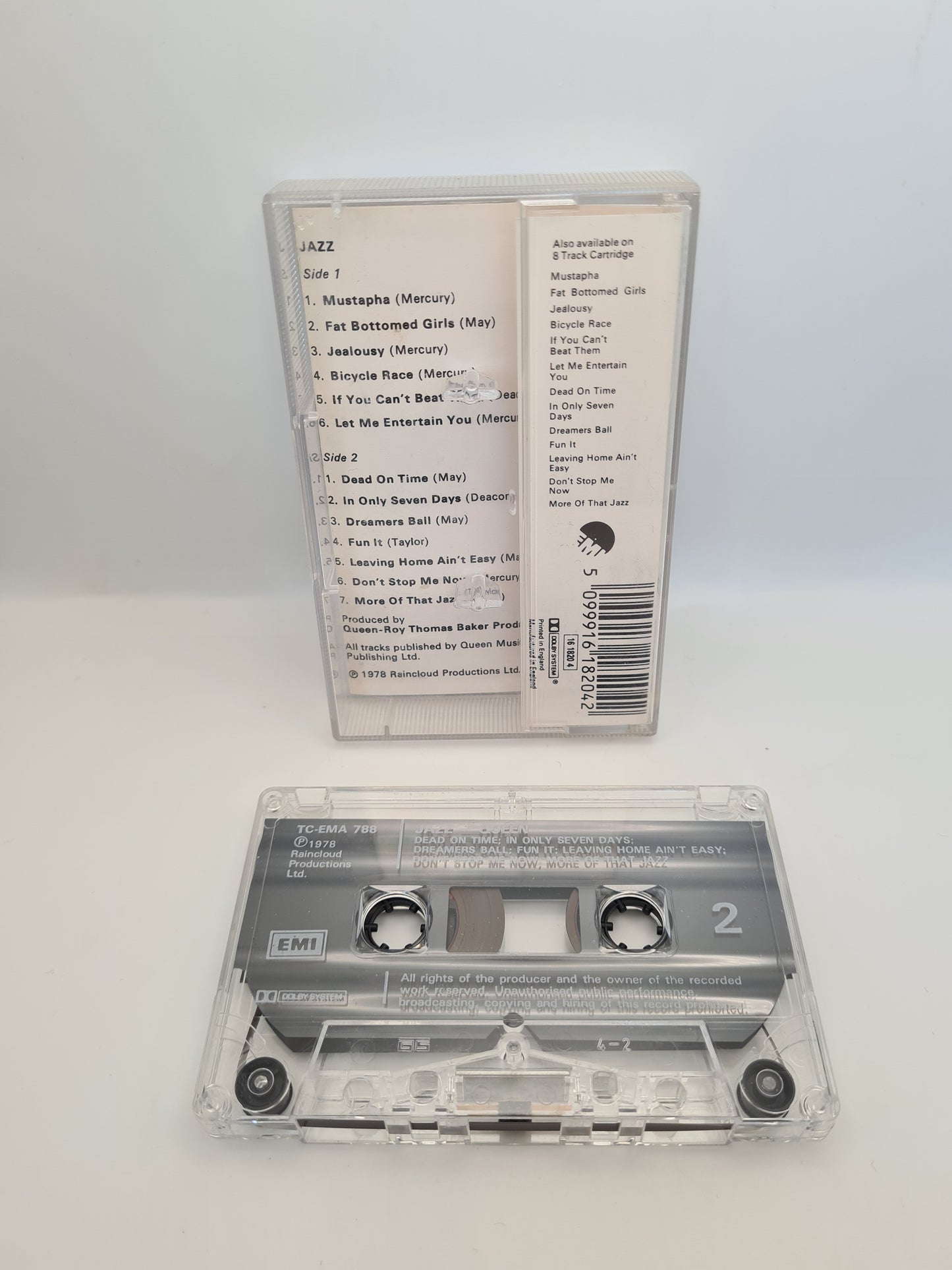 Queen Jazz Cassette Tape EMI TCEMA788 1978