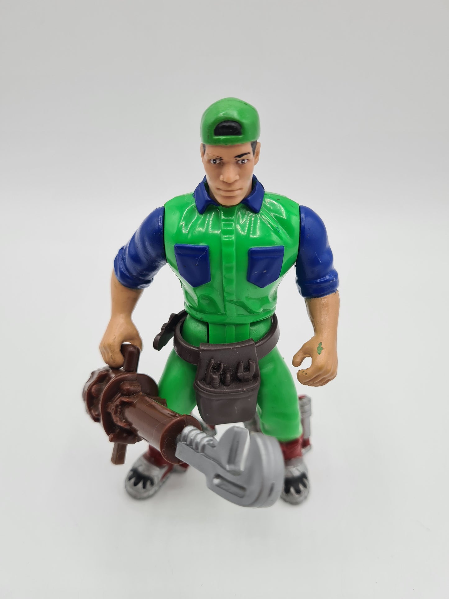 Luigi Action Figure 1993 Ertl Nintendo Super Mario Bros Movie W10