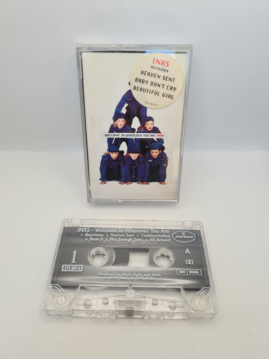 INXS WELCOME TO WHEREVER YOU ARE Cassette Tape Album 1992