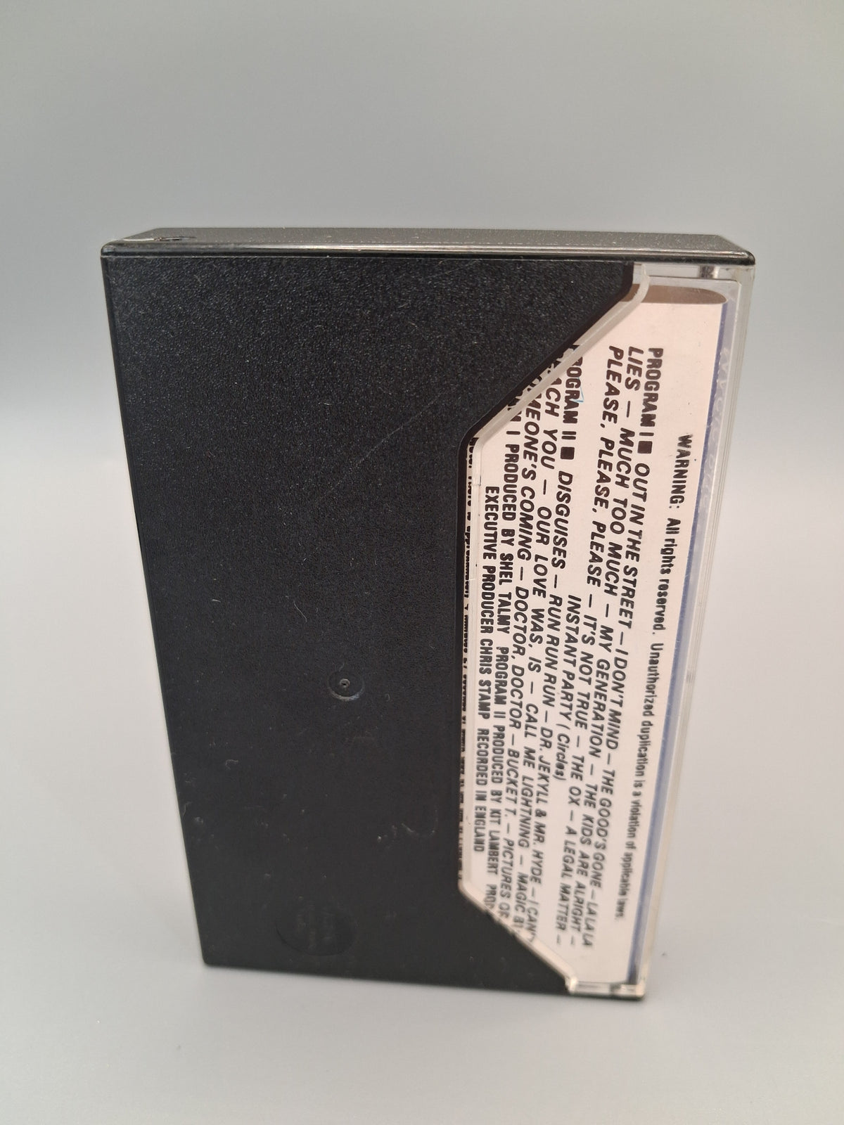 The Who Twin Tape Magic Bus/My Generation Cassette