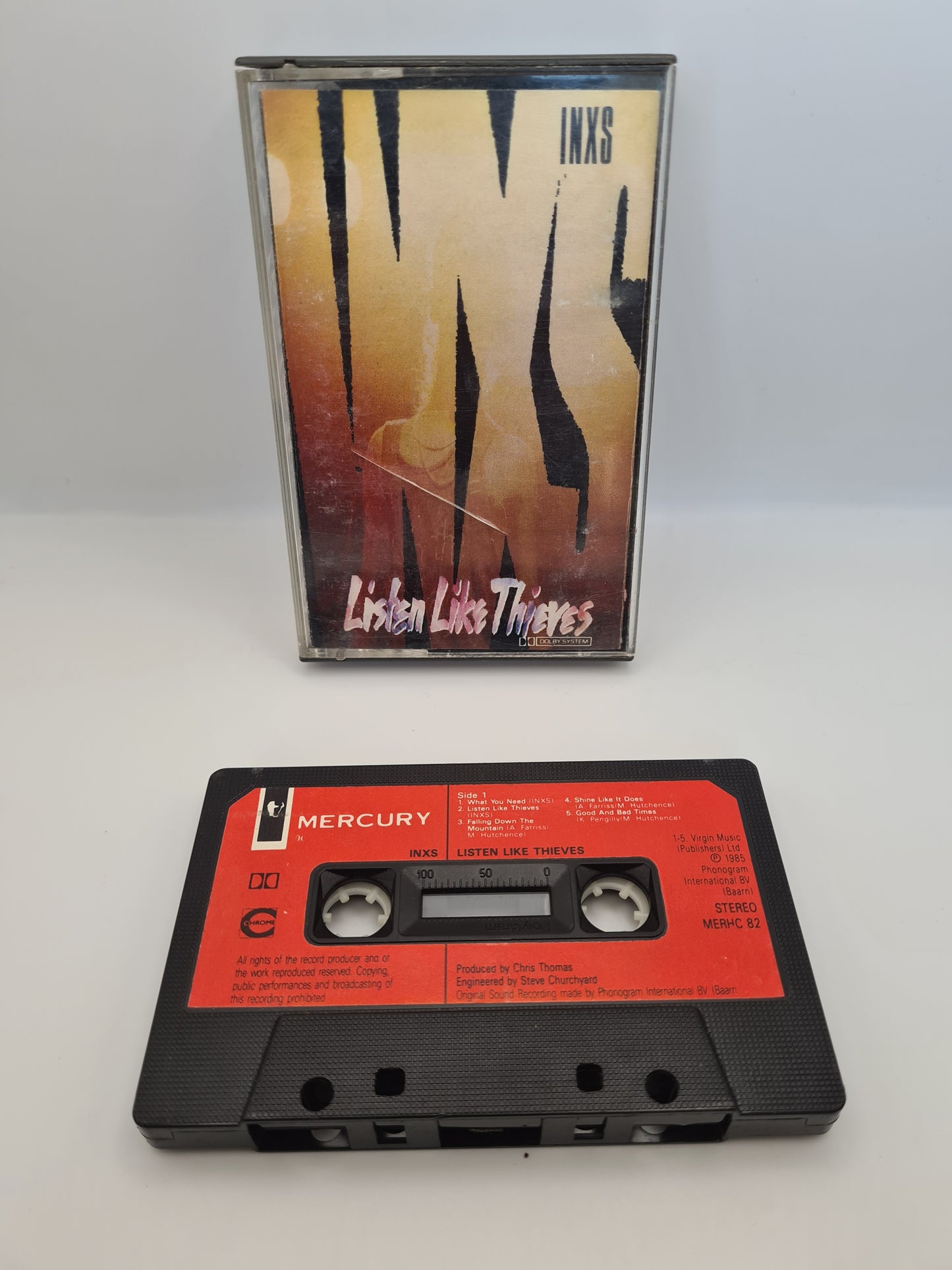 INXS Listen Like Thieves 1985 Cassette Tape Pop Rock New Wave
