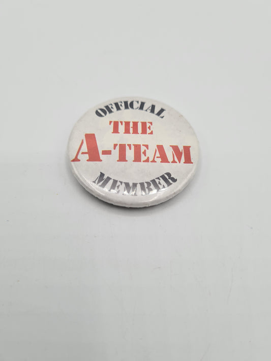 The A Team Official Member Vintage Badge 80s W10