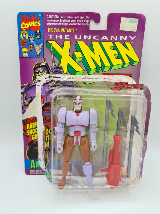 Marvel Comics Uncanny X-Men Ahab Figure Toybiz 1991 Harpoon