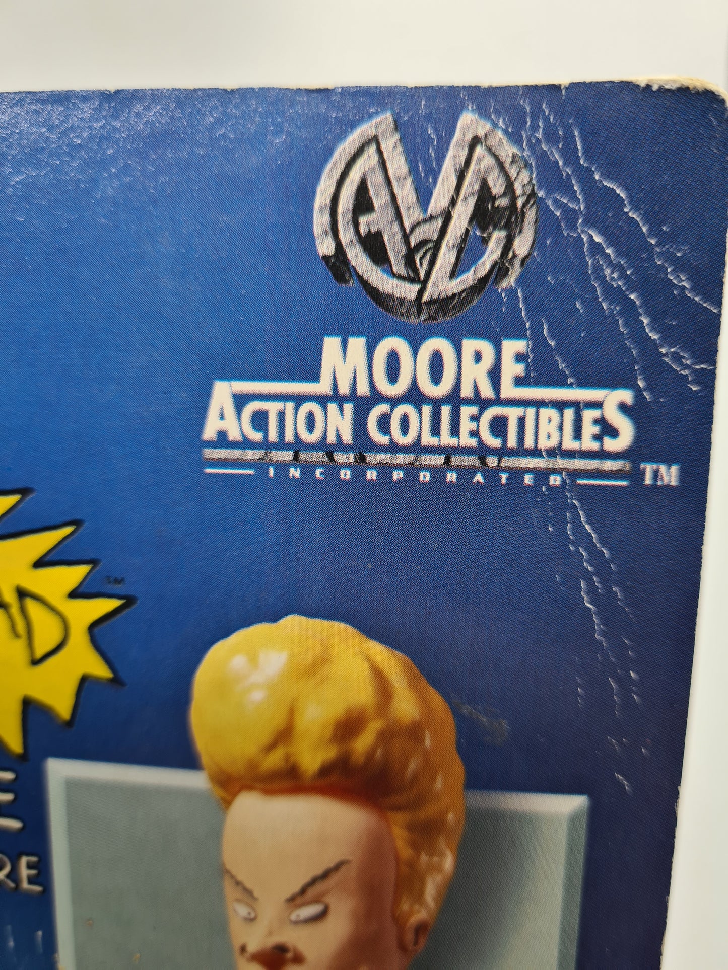 BEAVIS AND BUTT-HEAD MOORE COLLECTIBLES MTV'S CORNHOLIO ACTION FIGURE 90s 1998