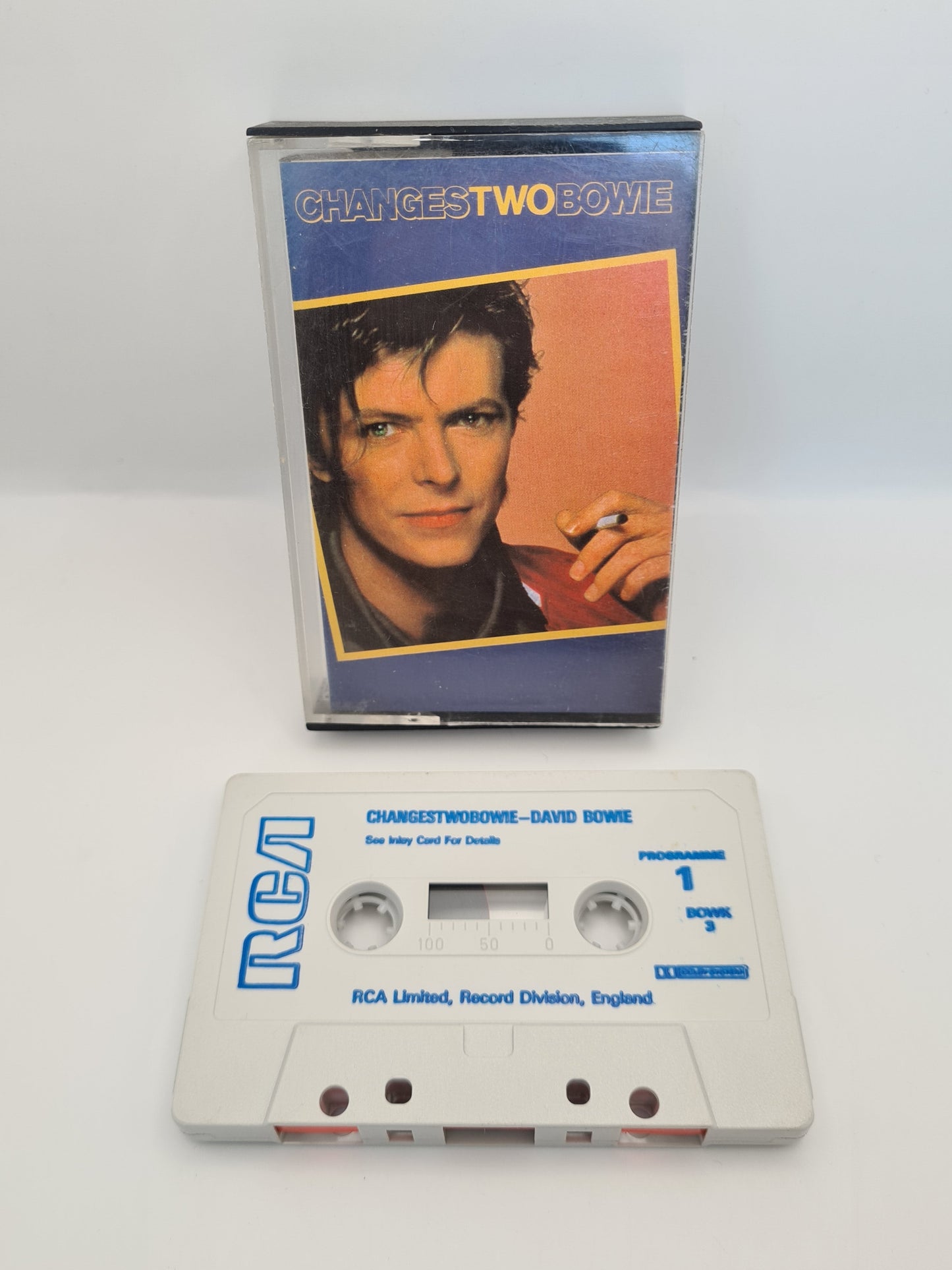David Bowie Changestwobowie  Cassette Tape RCA