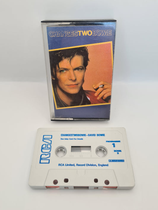 David Bowie Changestwobowie  Cassette Tape RCA