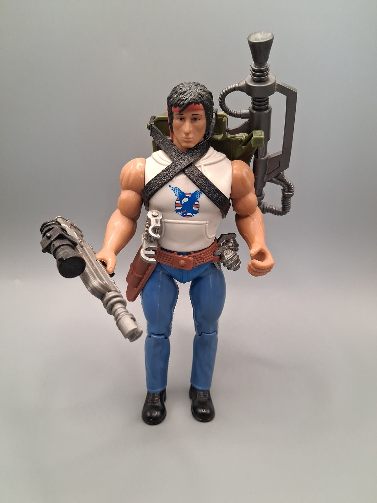 Rambo Action Figure Coleco 1986 Vintage 6.75" 80s A24