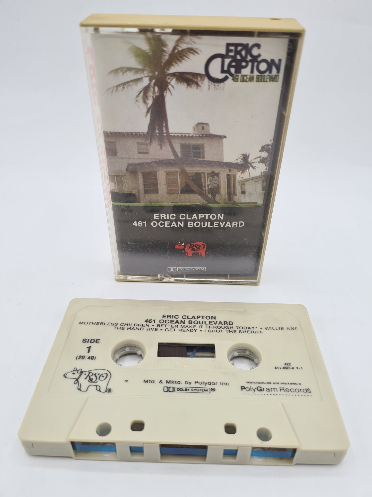 Eric Clapton Cassette Tape 461 Ocean Boulevard