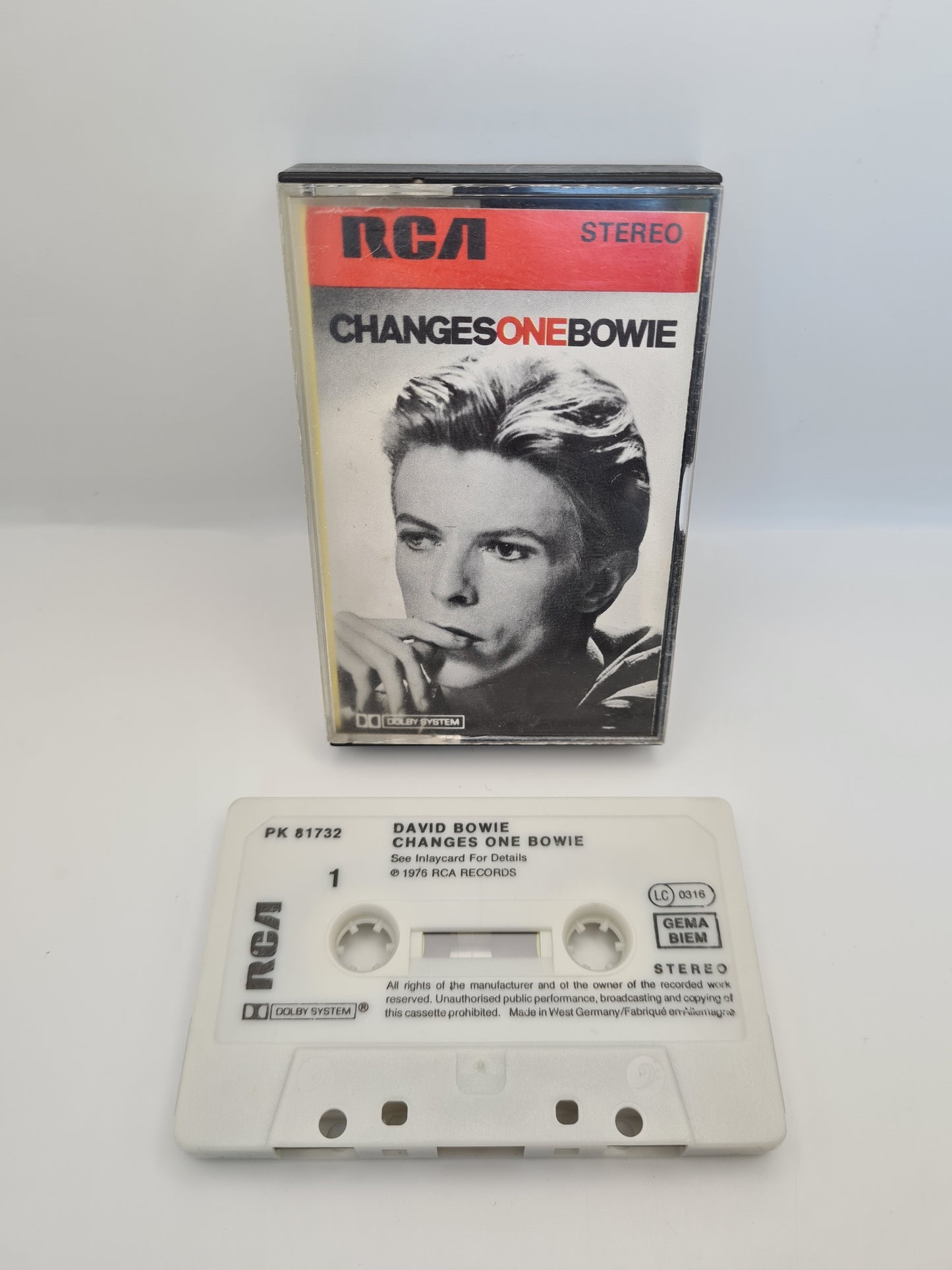 David Bowie Changes One Bowie Casette Tape 1976