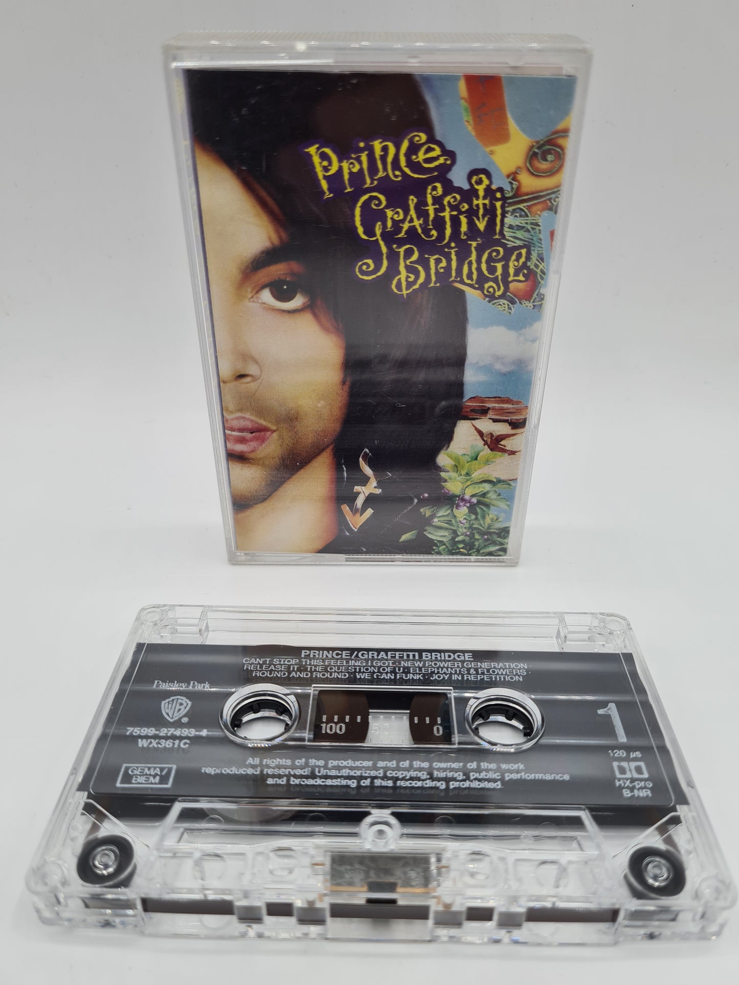 Prince Graffiti Bridge Original 1990 Warners Cassette