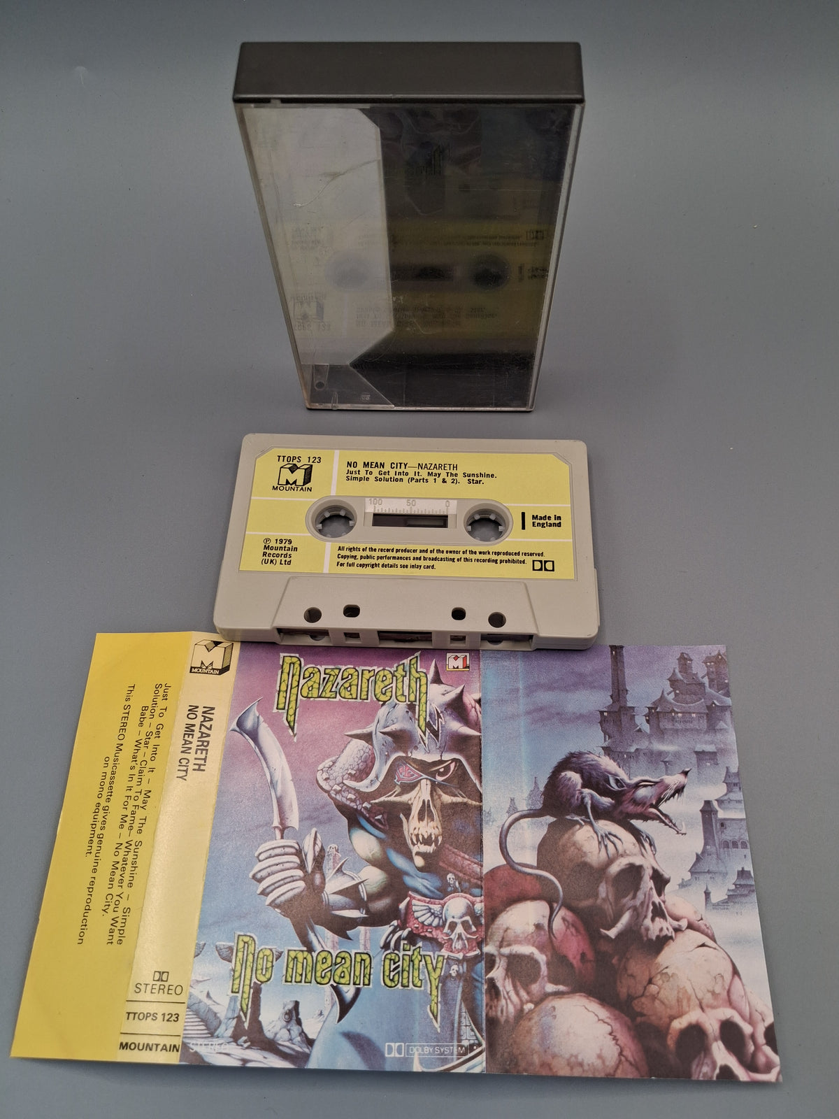 Nazareth No Mean City Mountain TTOPS 123 - Cassette Tape Album