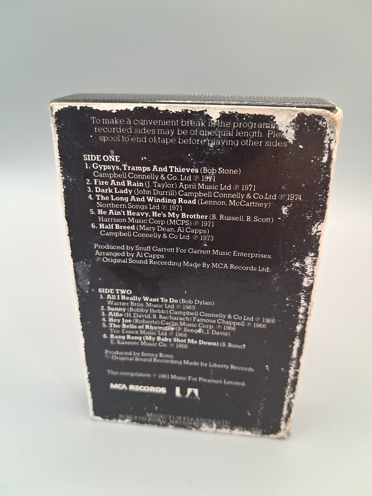 THE BEST OF CHER - GYPSIES TRAMPS & THIEVES CASSETTE TAPE 1966