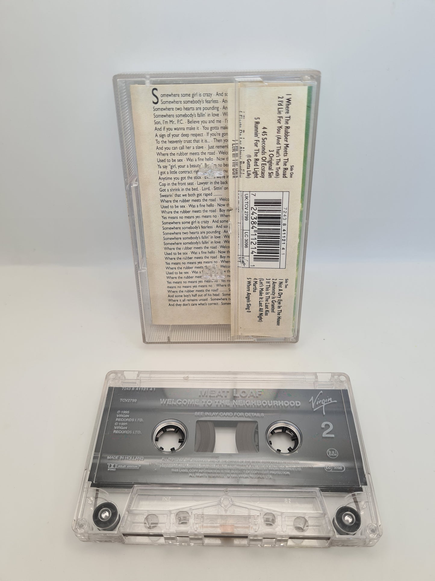Meat Loaf - Welcome To The Neighbourhood - Cassette Tape Album - 1995 Virgin