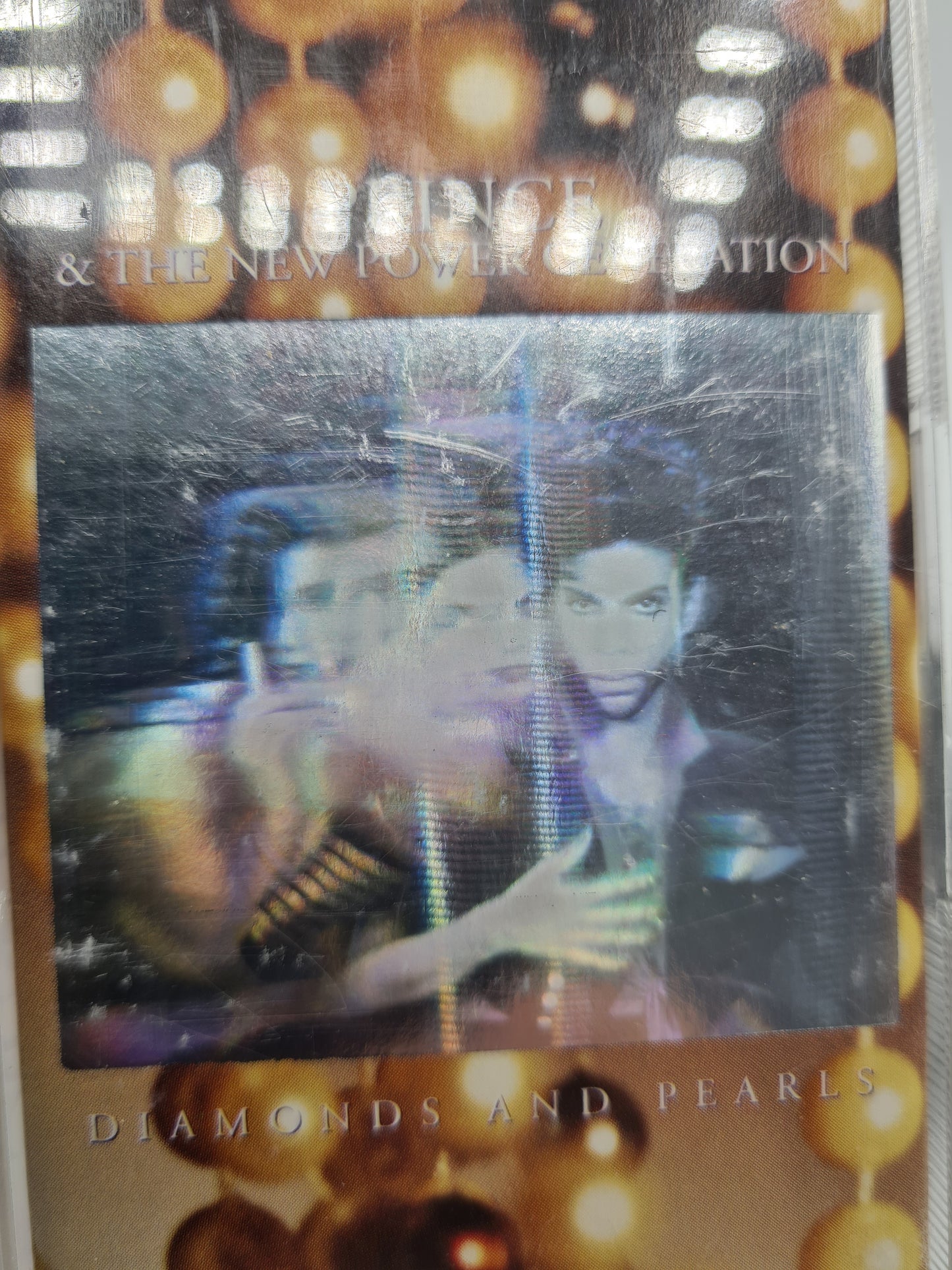 Prince & The N.P.G. Diamonds & Pearls Cassette Tape Hologram Cover