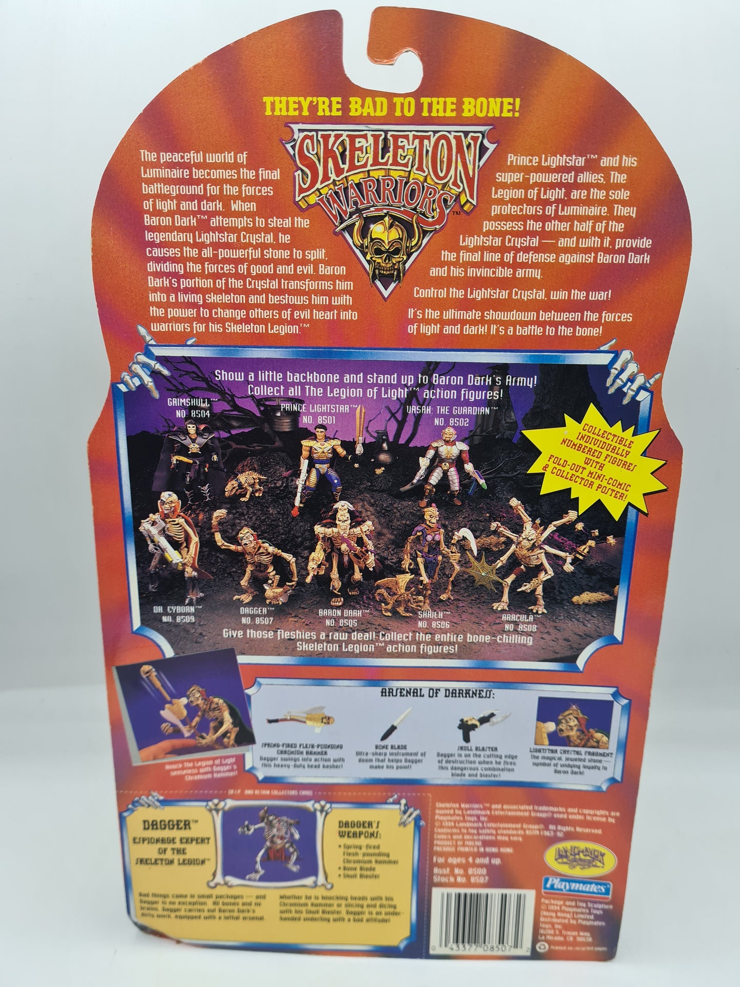 Skeleton Warriors Dagger Figure Boxed Sealed Vintage Action Figure 1994 90s