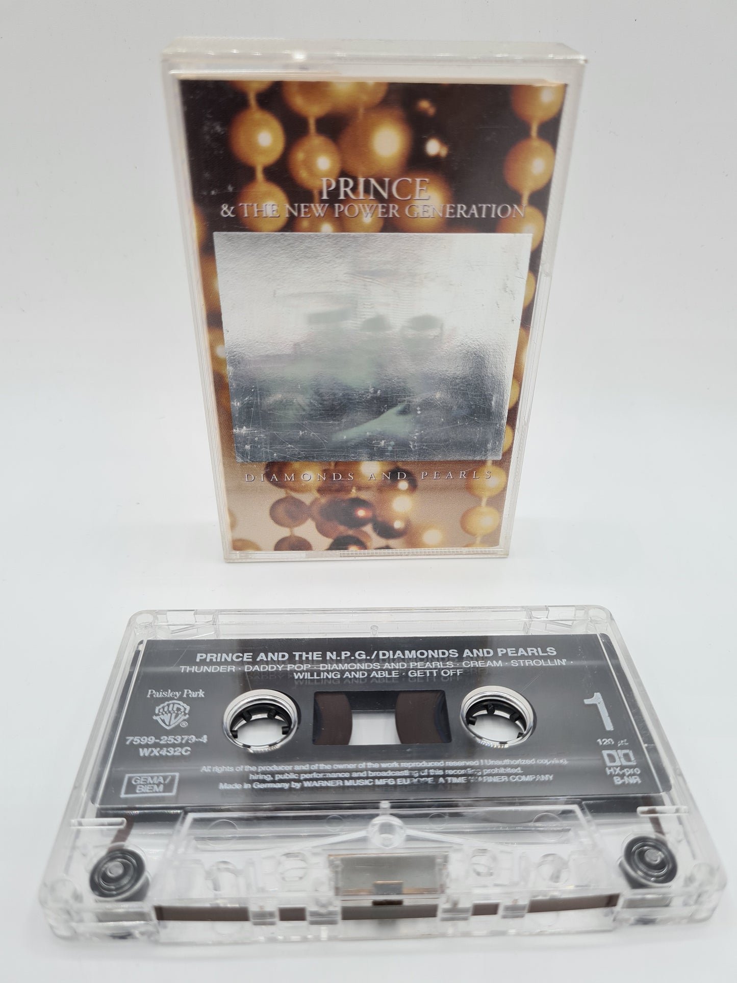 Prince & The N.P.G. Diamonds & Pearls Cassette Tape Hologram Cover