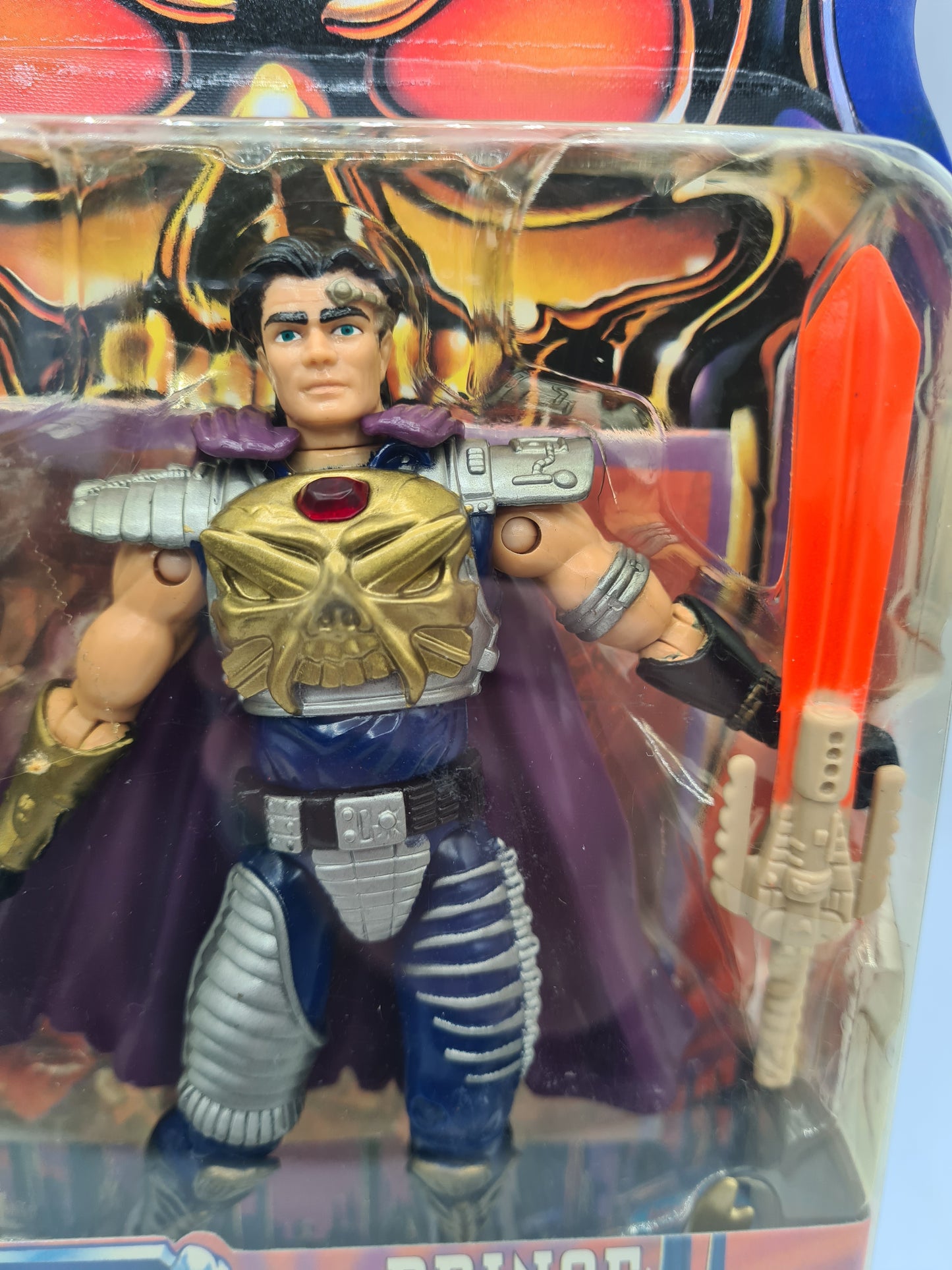 Playmates Skeleton Warriors Prince Lightstar Sealed on card 90s Action Figure