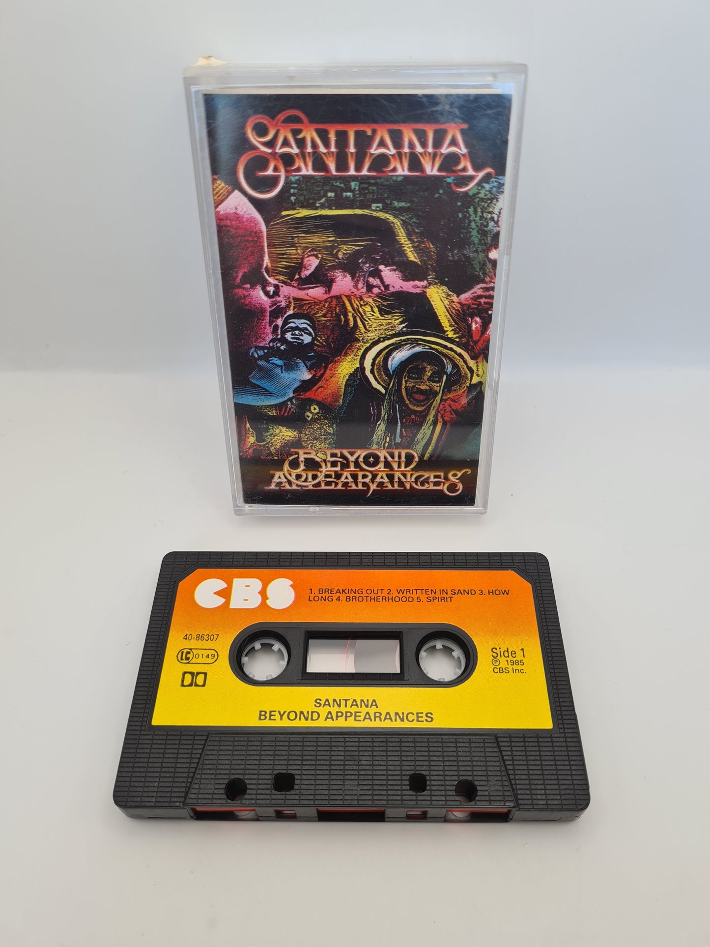 Santana Beyond Appearances Cassette Tape album CBS 1985