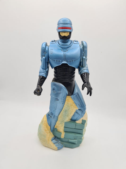 ROBOCOP BUBBLE BATH CONTAINER EMPTY BOTTLE 1990 UK ORION VINTAGE 90s W11
