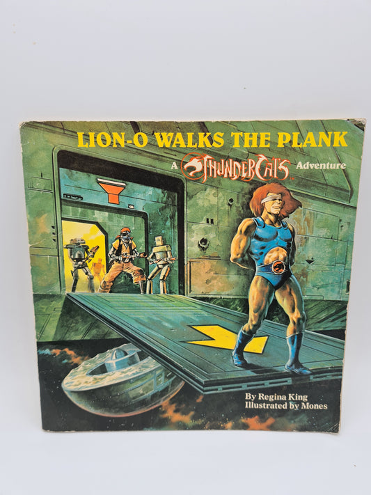 1986 Lion-O Walks the Plank a Thundercats Adventure Paperback Book W10