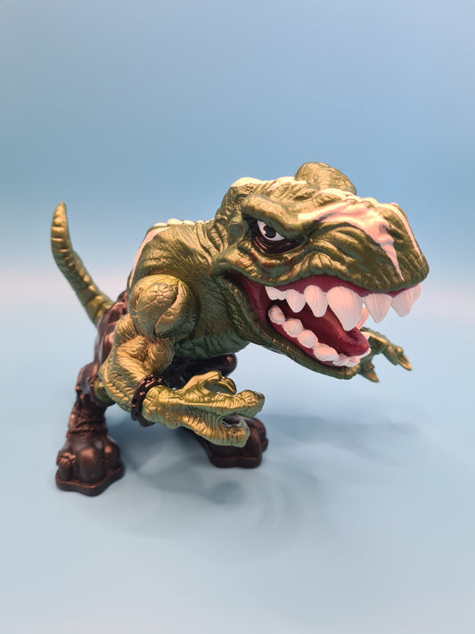 Extreme Dinosaurs T-Bone War Paint Action Figure T-Rex 1996 Mattel Vintage 90s W4