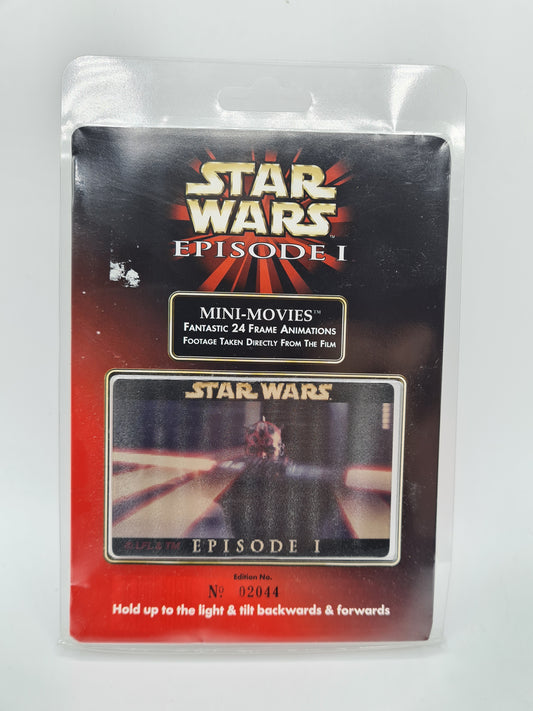 Star Wars Episode 1 Mini-Movies Lenticular Motion Cards Darth Maul 99p