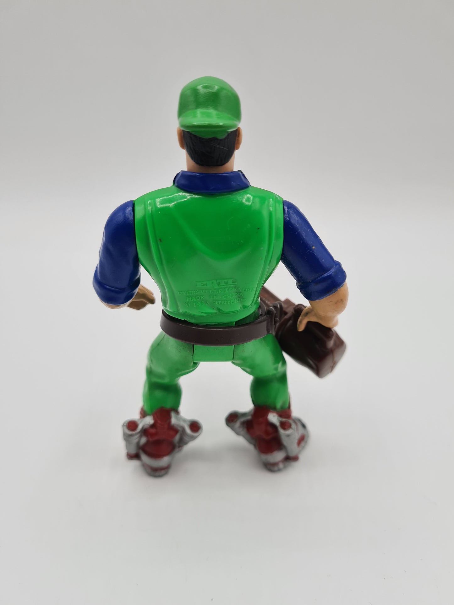 Luigi Action Figure 1993 Ertl Nintendo Super Mario Bros Movie W10