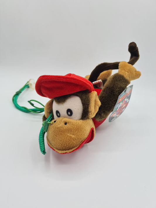 Nintendo Donkey Kong Country Diddy Soft Plush Toy Figure 90s SNES W4